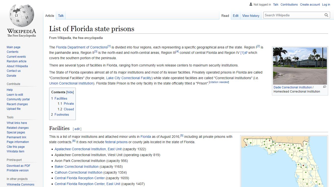 List of Florida state prisons - Wikipedia